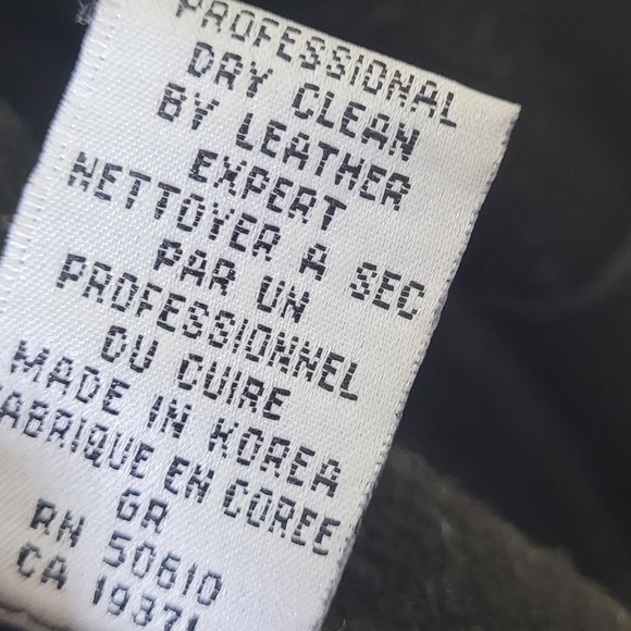 Vintage Anne Klein Petite Leather Jacket PS Brown Minimalist Quiet Luxury - Picture 7 of 8